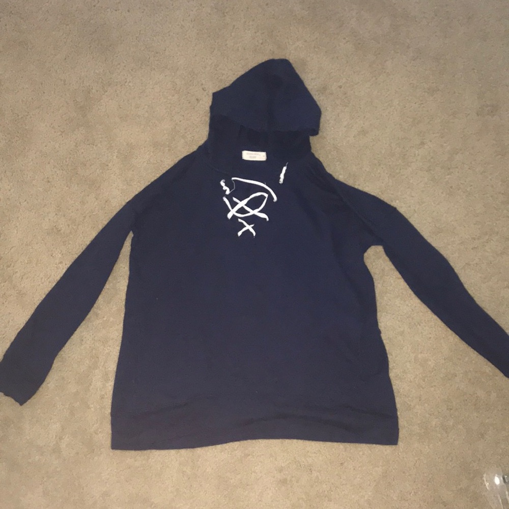Navy blue hoodie